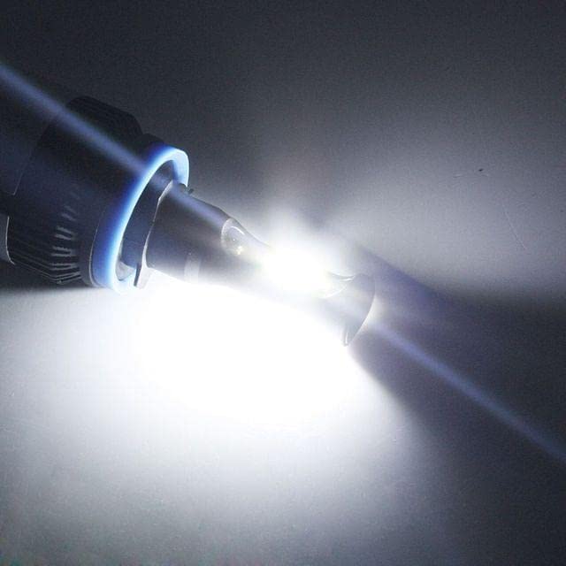 ORIGINAL NIGHTEYE H8/H9/H11/H16 LED Headlight Bulb for Car and Bike White, 90W, 2 Bulbs - 9000 Lumens ULTRA BRIGHT, Type H8/H9/H11/H16 - bikerkart.com