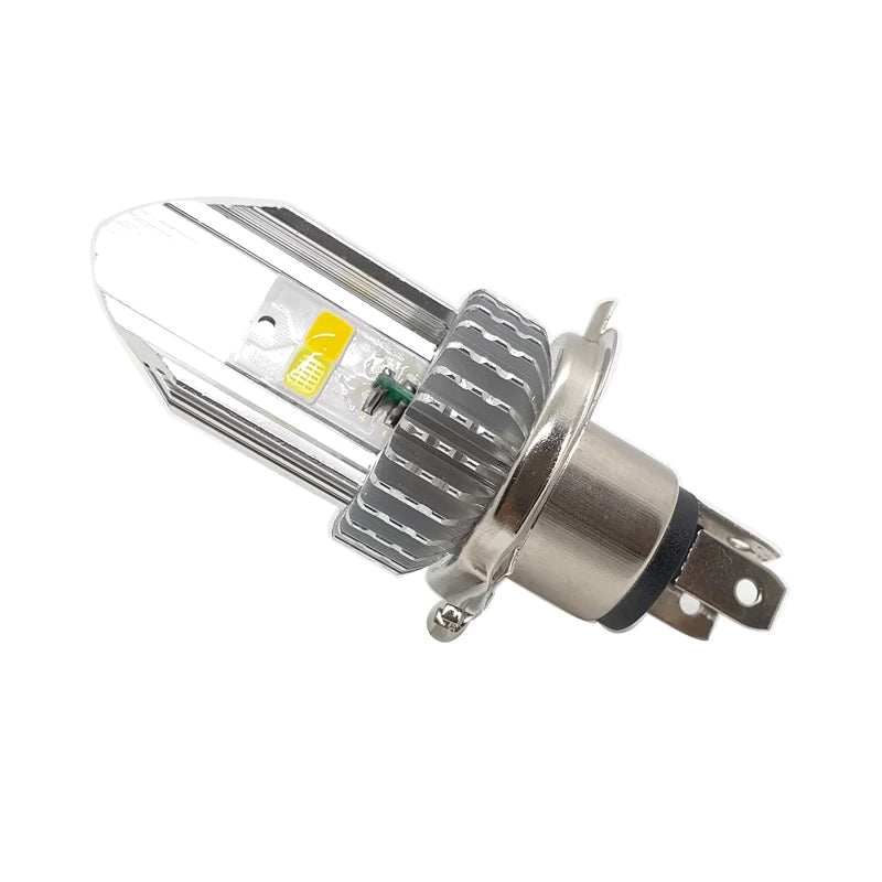 CYT White Yellow Bike LED Headlight Bulb with H4 Fitting For all Bikes & Cars. 30 WATT Yellow & White - bikerkart.com