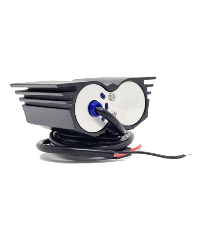 HJG 2 LED Owl Eye Waterproof CREE LED Fog Light with 3 Mode Function High Beam/Low Beam & Flashing for Bike/Motorcycle and Cars (20W, Black, 1 PC) - bikerkart.com