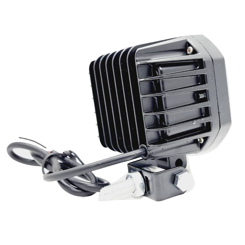 HJG Harley Square Shape fog light 3 Led Blue DRL For Bikes & Cars.(Light Power: 60W Voltage: DC9-80V) - bikerkart.com