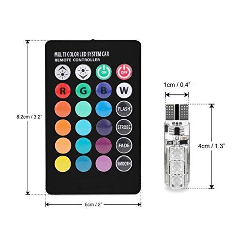 Remote Parking Bulbs for All Cars & Bikes (Pack of 2) - Multicolour - bikerkart.com