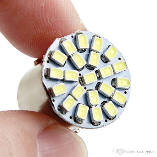 Bike LED 22 SMD Indicator Bulb (Set of 2, White/Red/Green/Blue) - bikerkart.com