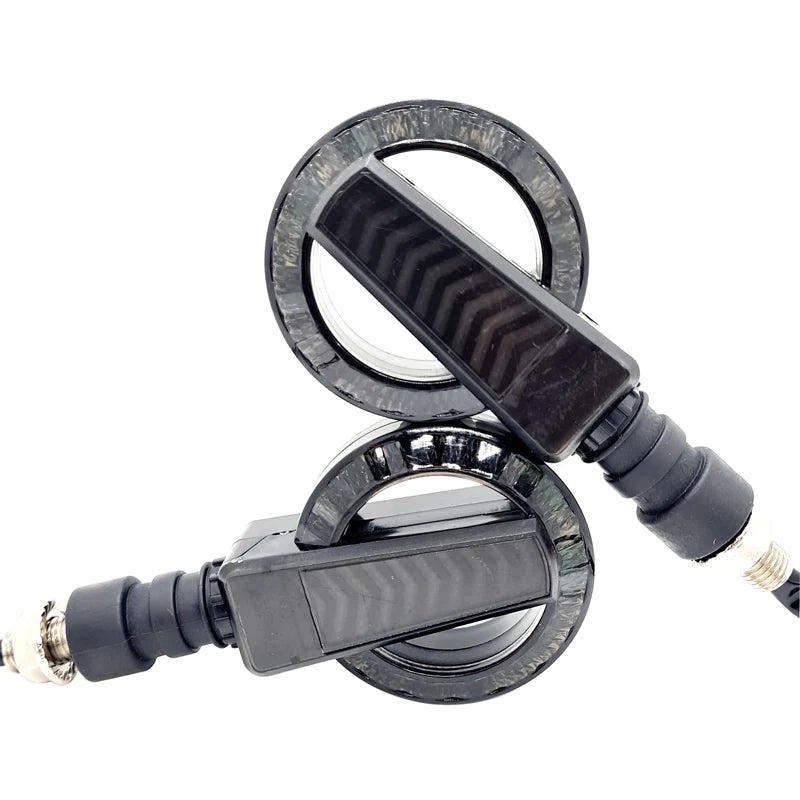 Bike Indicator Yellow Blue Running Bike Indicator Front, Rear LED Indicator Light for Universal For Bike Universal For Bike (Yellow, Blue) - bikerkart.com