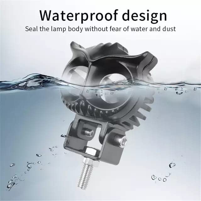 HJG New Model Owl Fog Light For Bike/Car/Thar/Jeep ( Cool White, 40W each * 2 = 80W Total ) - Pack of 2 - bikerkart.com