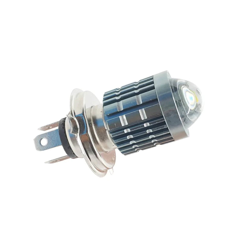 CYT White Yellow Lens Bike LED Headlight Bulb with H4 Fitting For all Bikes & Cars. 40 WATT Yellow & White - bikerkart.com
