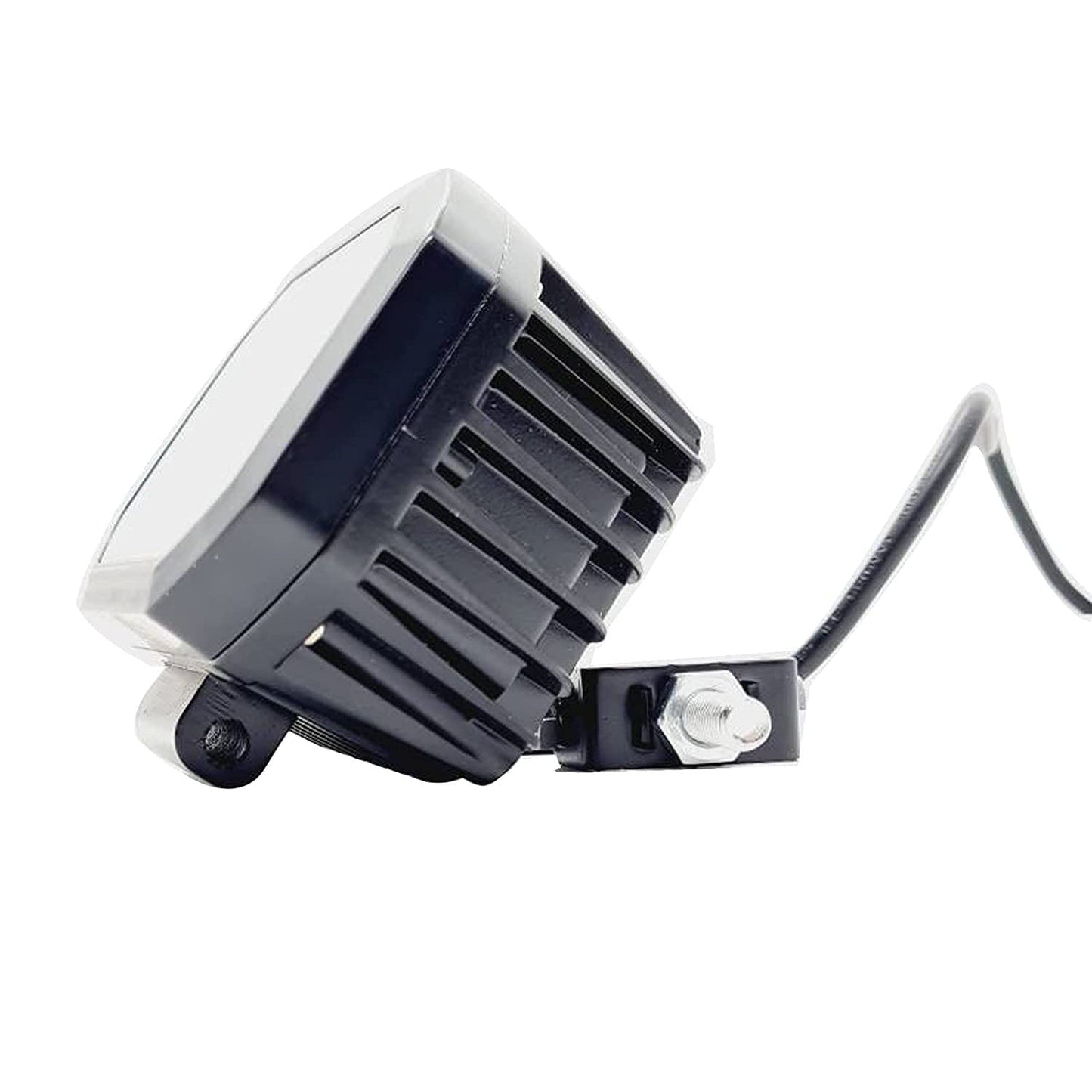HJG Harley Square Shape fog light 3 Led Blue DRL For Bikes & Cars.(Light Power: 60W Voltage: DC9-80V) - bikerkart.com