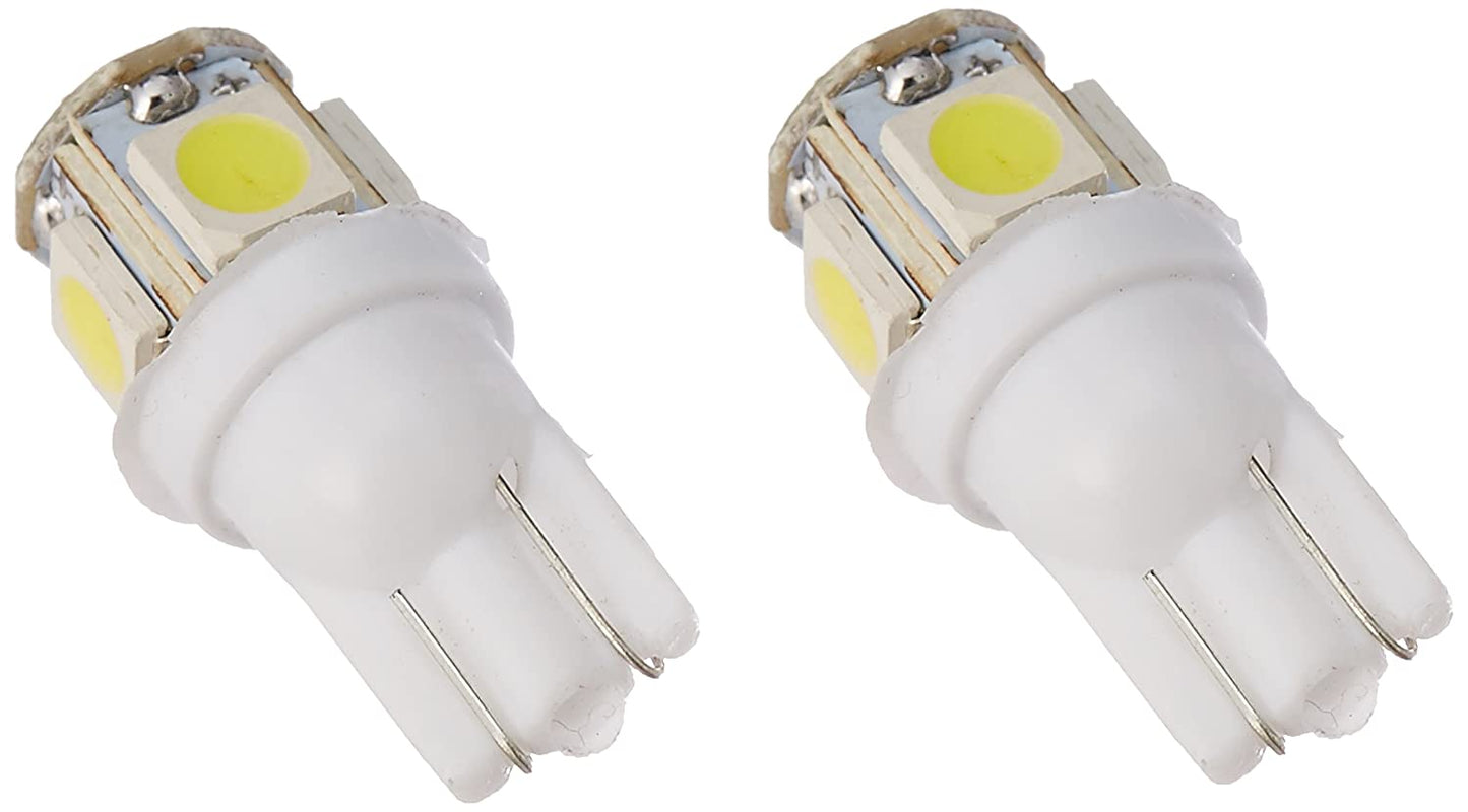 5 LED Parking Bulbs for Car & Bike (Set of 2) - White/Blue/Red/Green - bikerkart.com