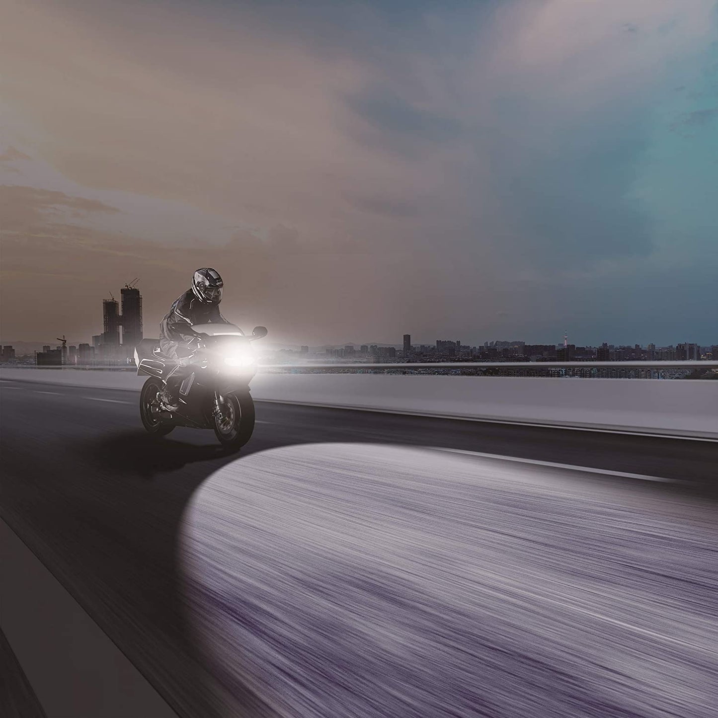 OSRAM LEDriving HEADLIGHT for bikes HS1 7285CW 5/6W 12V PX43T Blister Pack, Cool White - bikerkart.com