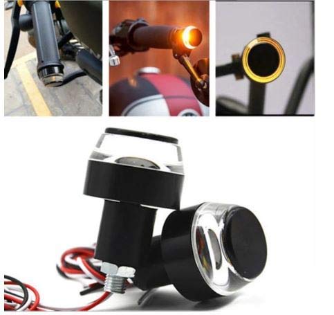 Motorcycle Bike Handle Light Dual Color Turn Signal Indicator Light - bikerkart.com