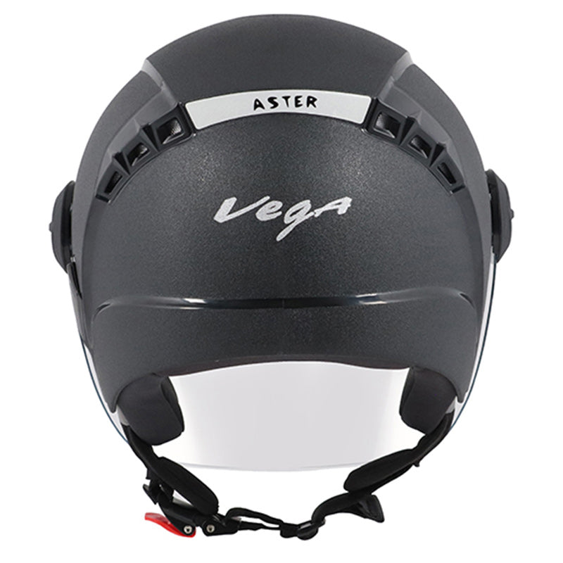 Vega Aster Black Helmet - bikerkart.com