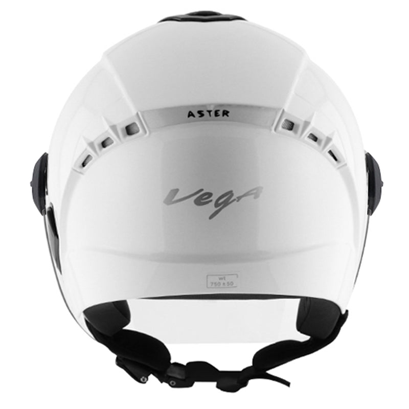 Vega Aster Dx White Helmet - bikerkart.com