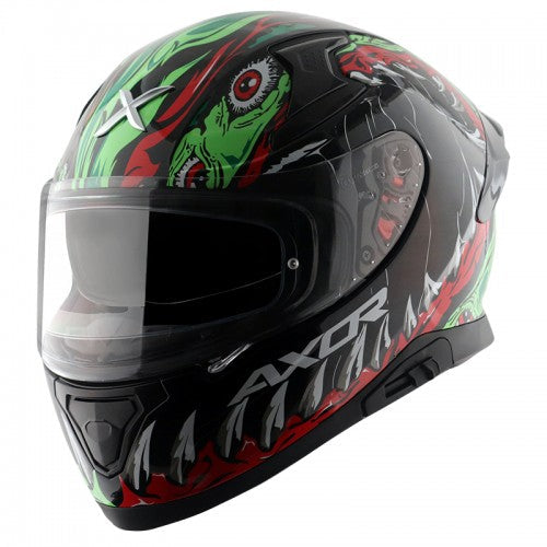 Axor APEX BEAST BLACK GREEN Helmet
