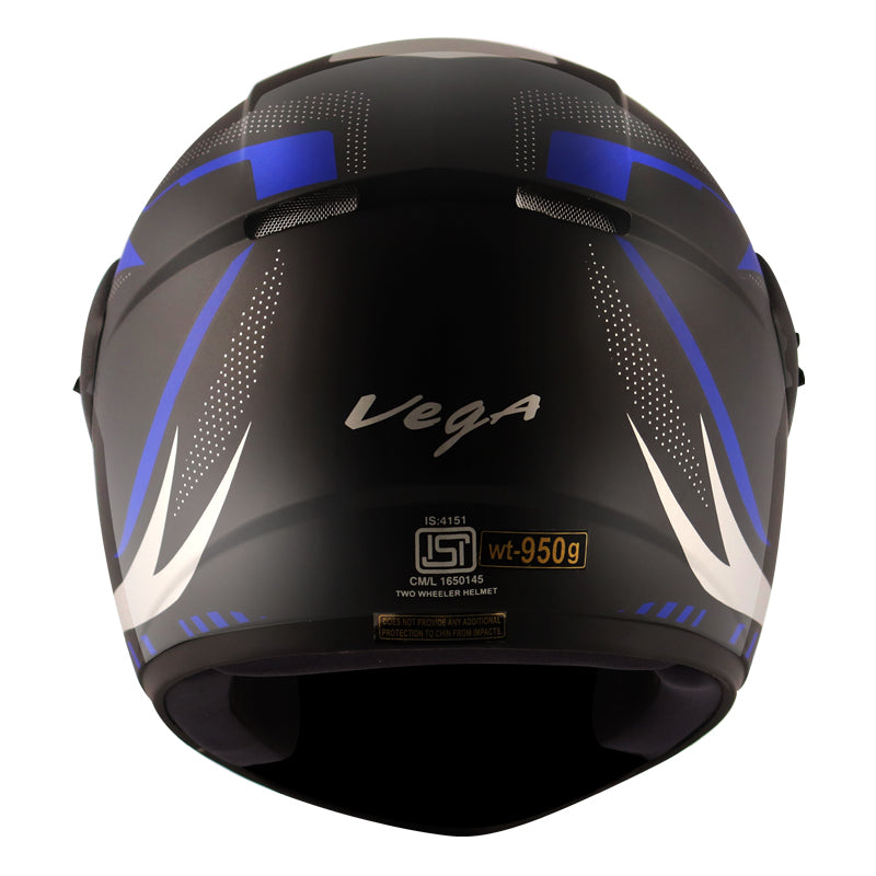 Vega Cliff Styler Black Blue Helmet - bikerkart.com