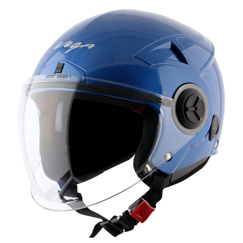 Vega Blaze Dx Blue Helmet - bikerkart.com