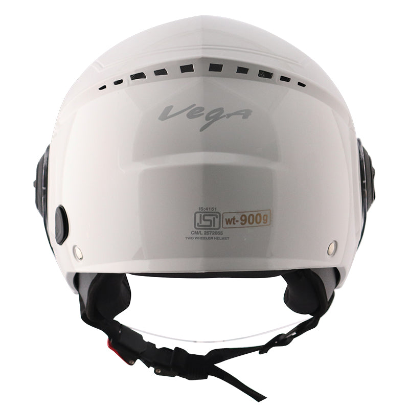 Vega Blaze Dx White Helmet - bikerkart.com