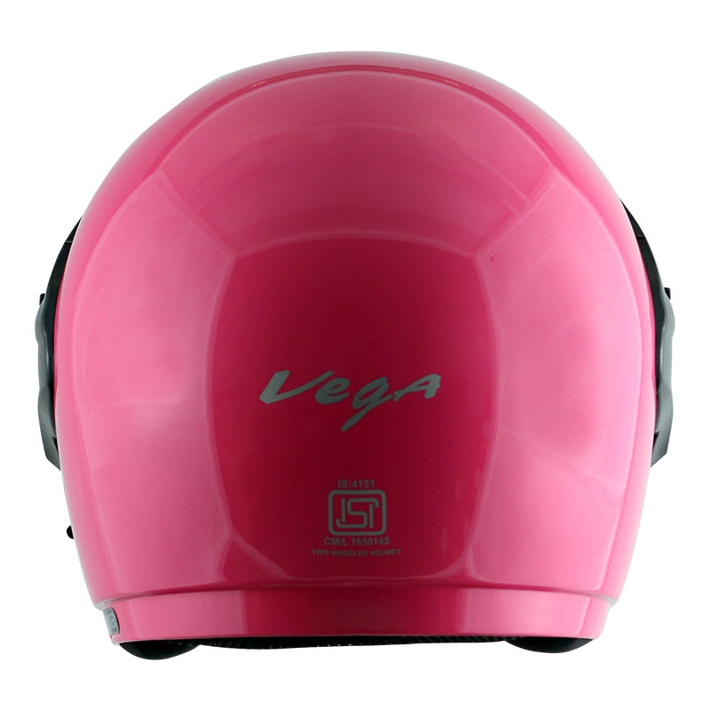 Vega Cruiser W/P Pink Helmet - bikerkart.com