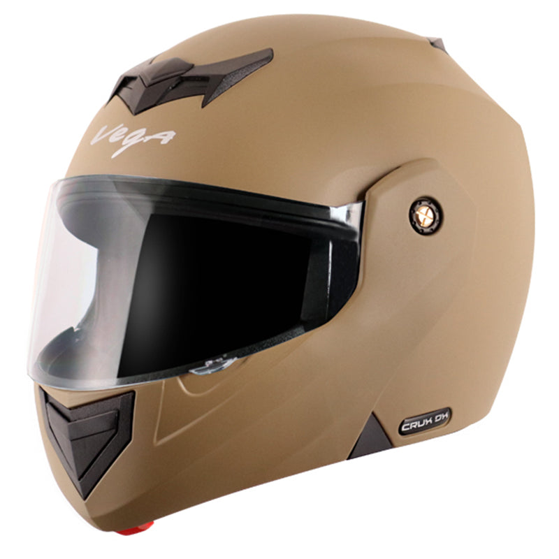 Vega Crux Dx Dull Desert Storm Helmet - bikerkart.com