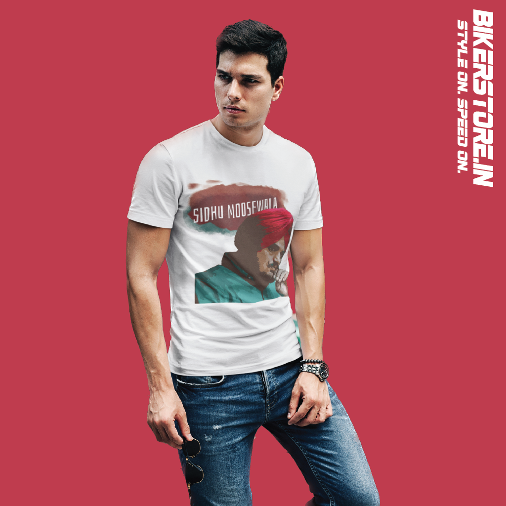 Sidhu Moosewala T-Shirt | BIKERKART.COM - bikerkart.com