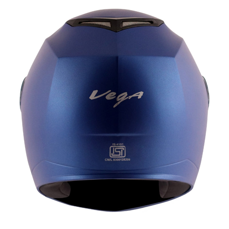 Vega Edge Dx Dull Blue Helmet - bikerkart.com