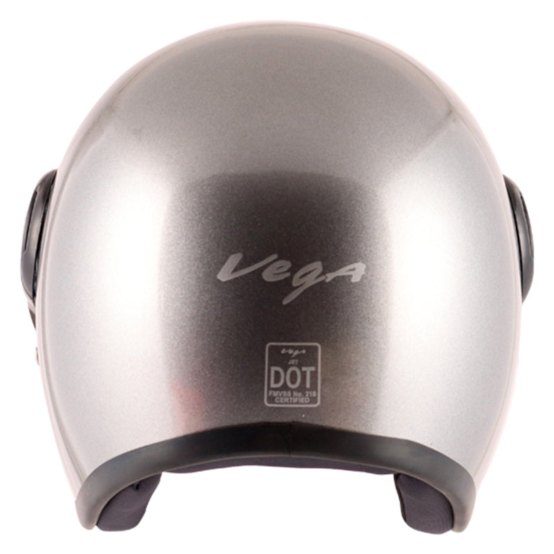 Vega JET W/Visor Anthracite Helmet - bikerkart.com