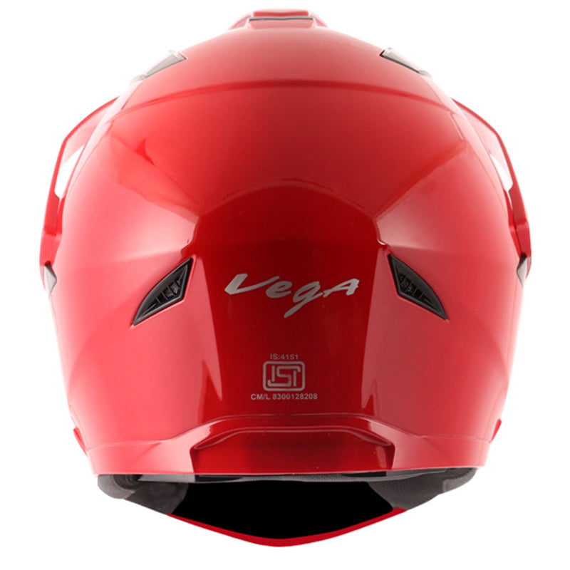 Vega Mount D/V Red Helmet - bikerkart.com