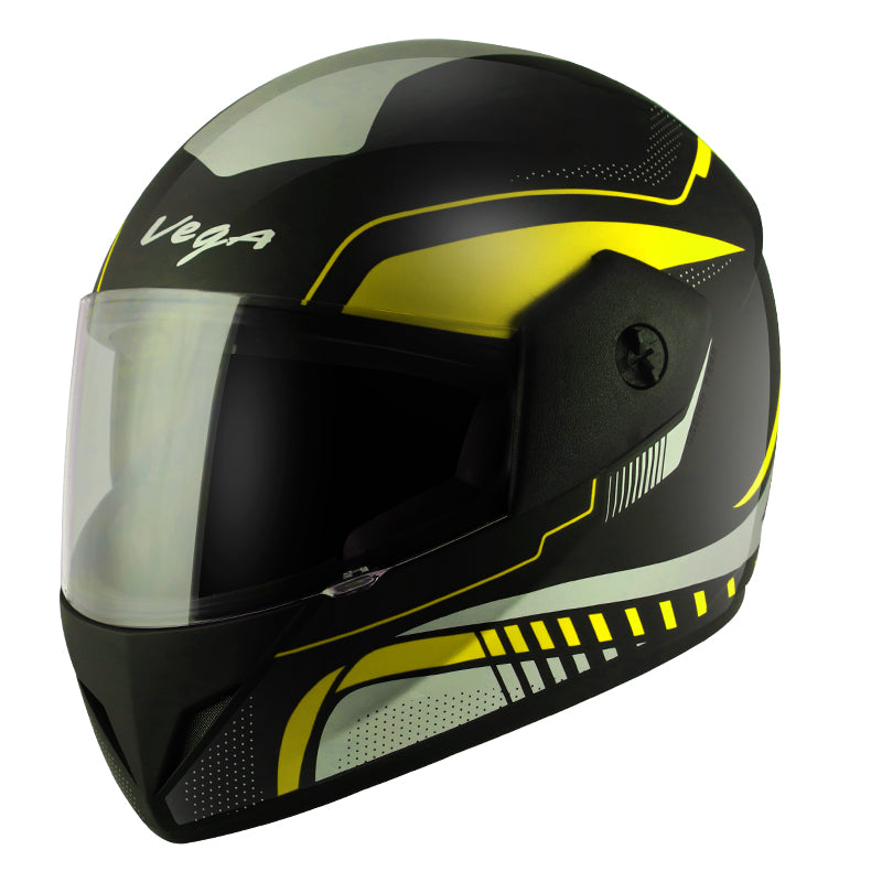 Vega Cliff Styler Black Neon Yellow Helmet - bikerkart.com