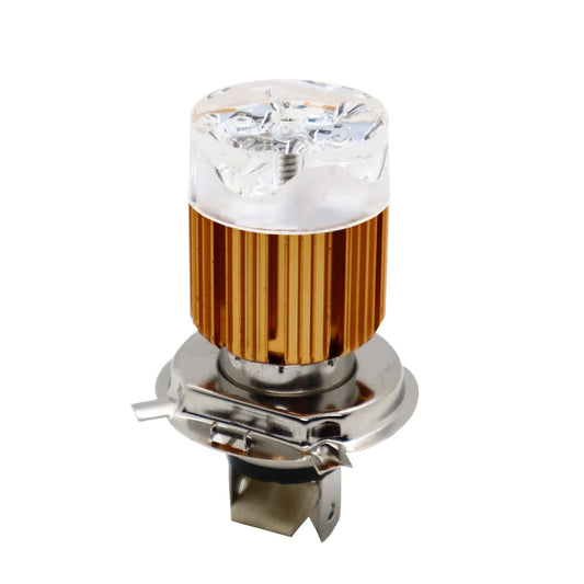 White/MultiColor H4 Headlight Bulb for Bikes Universal For Car Universal For Bike (Upper Multicolor/Dipper White, Type H4 headlight bulb) - bikerkart.com
