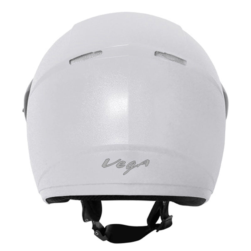 Vega Ridge With Peak White Helmet - bikerkart.com