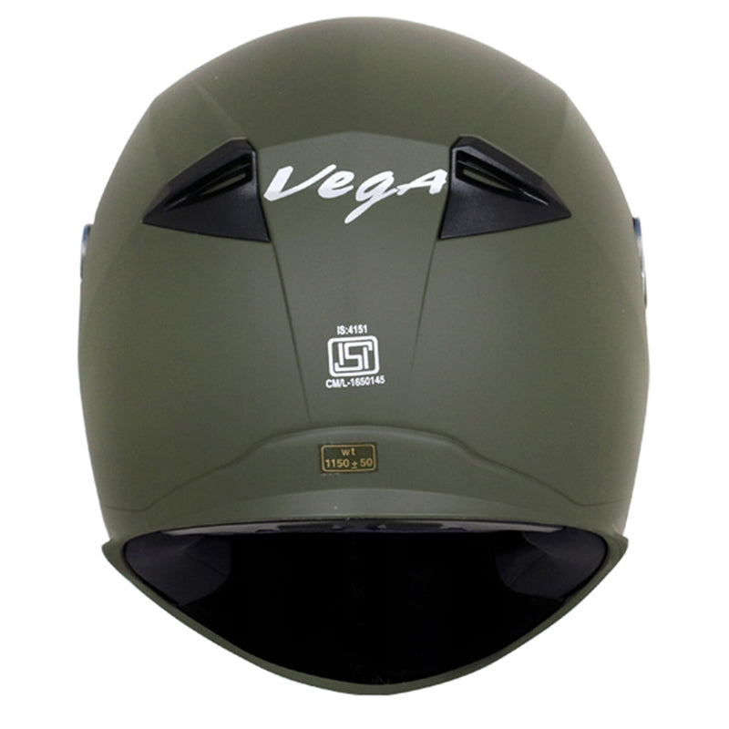 Vega Ryker D/V Dull Battle Green Helmet - bikerkart.com