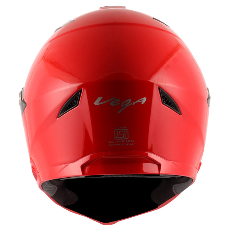 Vega Storm Red Helmet - bikerkart.com
