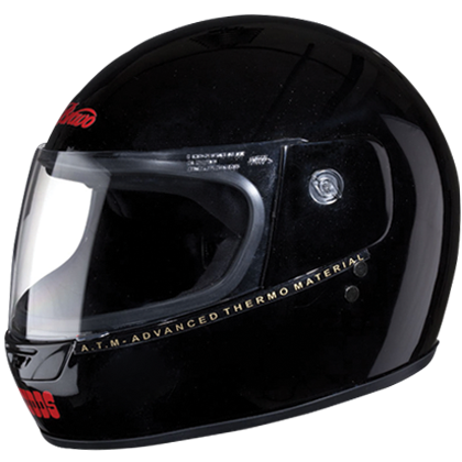 Studds Bravo Black Helmet - bikerkart.com