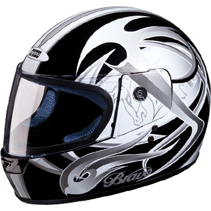 Studds Bravo D3 Black N4 Helmet - bikerkart.com