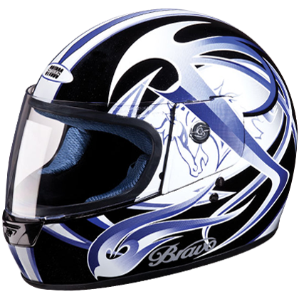 Studds Bravo D3 Black N1 Helmet - bikerkart.com