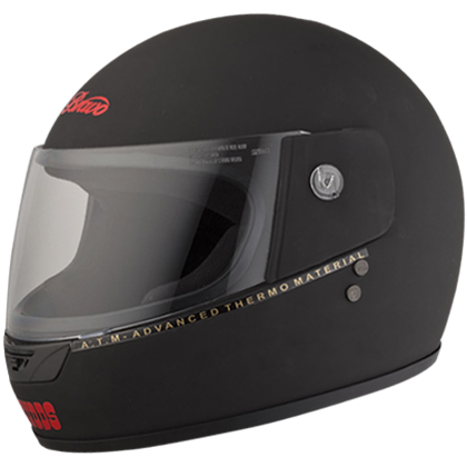 Studds Bravo Matt Black Helmet - bikerkart.com