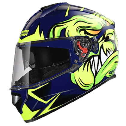 Studds DRIFTER D1 DECOR Blue N5 - bikerkart.com