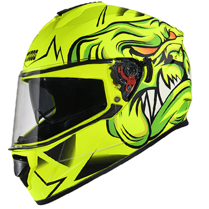 Studds DRIFTER D1 DECOR MATT Yellow N5 - bikerkart.com