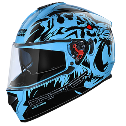Studds DRIFTER D2 DECOR BLUE N9 - bikerkart.com