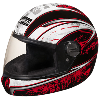 Studds Jade D2 Decor Matt Black N2 Helmet - bikerkart.com