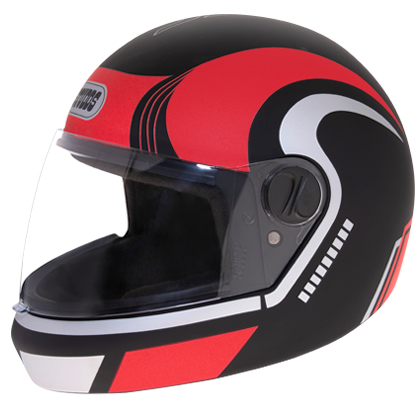 Studds Jade D3 Decor Matt Black N2 Helmet - bikerkart.com