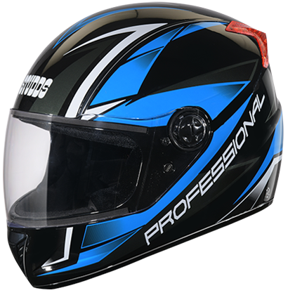 Studds Professional D2 Decor Black N1 Helmet - bikerkart.com