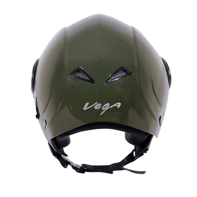 Vega Verve Army Green Helmet - bikerkart.com