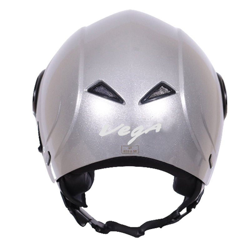 Vega Verve Silver Helmet - bikerkart.com