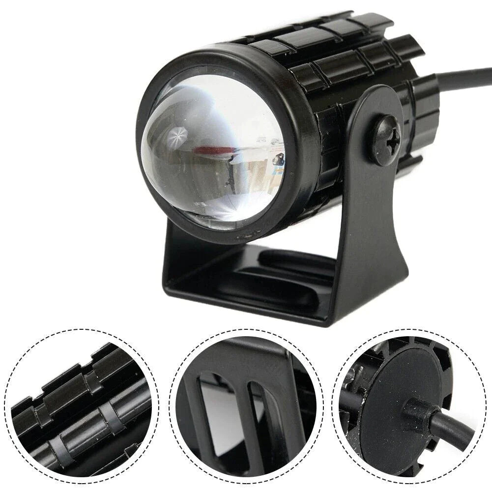 Spotlight Foglight 1Pcs LED Motorcycle Fog Light Driving Spot Lamp Yellow/White (8V-80V,30 Watt)