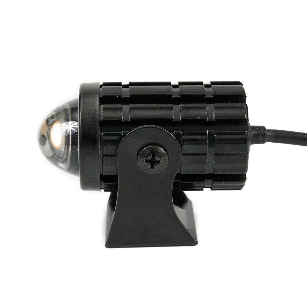 Spotlight Foglight 1Pcs LED Motorcycle Fog Light Driving Spot Lamp Yellow/White (8V-80V,30 Watt)