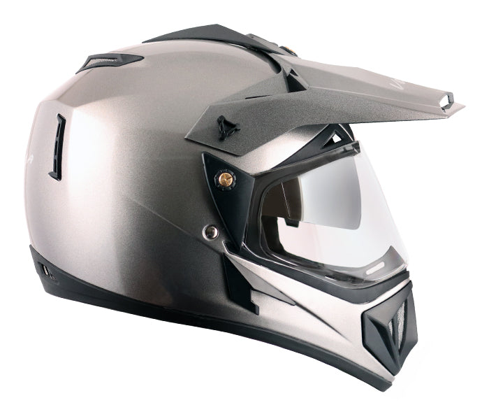 Vega Off Road D/V Anthracite Helmet - bikerkart.com