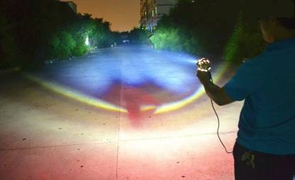 HJG Projector Angel Eyes LED Fog Light For Bike Universal For All Bike (Blue Angel Eyes, 1pc) - bikerkart.com