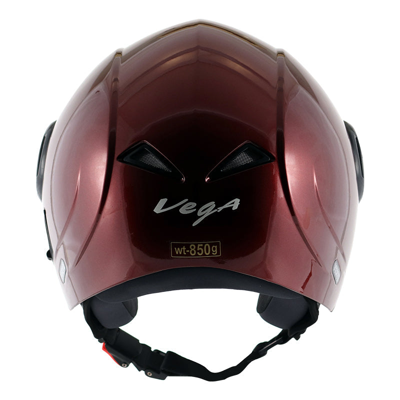 Vega Verve Burgundy Helmet - bikerkart.com