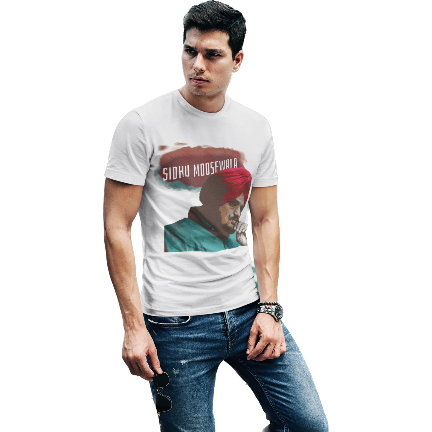 Sidhu Moosewala T-Shirt | BIKERSTORE.IN - bikerstore.in