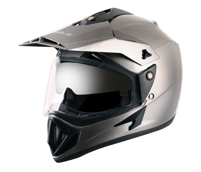 Vega Off Road D/V Anthracite Helmet - bikerkart.com