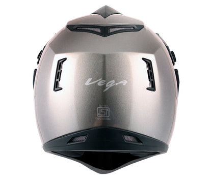 Vega Off Road D/V Anthracite Helmet - bikerkart.com